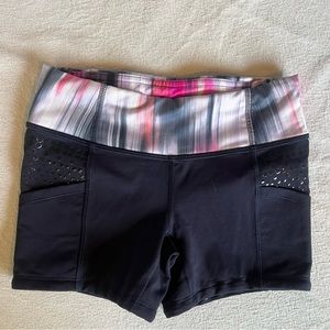 Never worn Lululemon workout shorts size 2